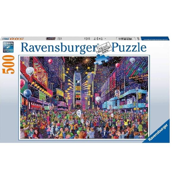 New sealed Ravensburger 500pcs Puzzle-New Years in Times Square - Picture 1 of 16